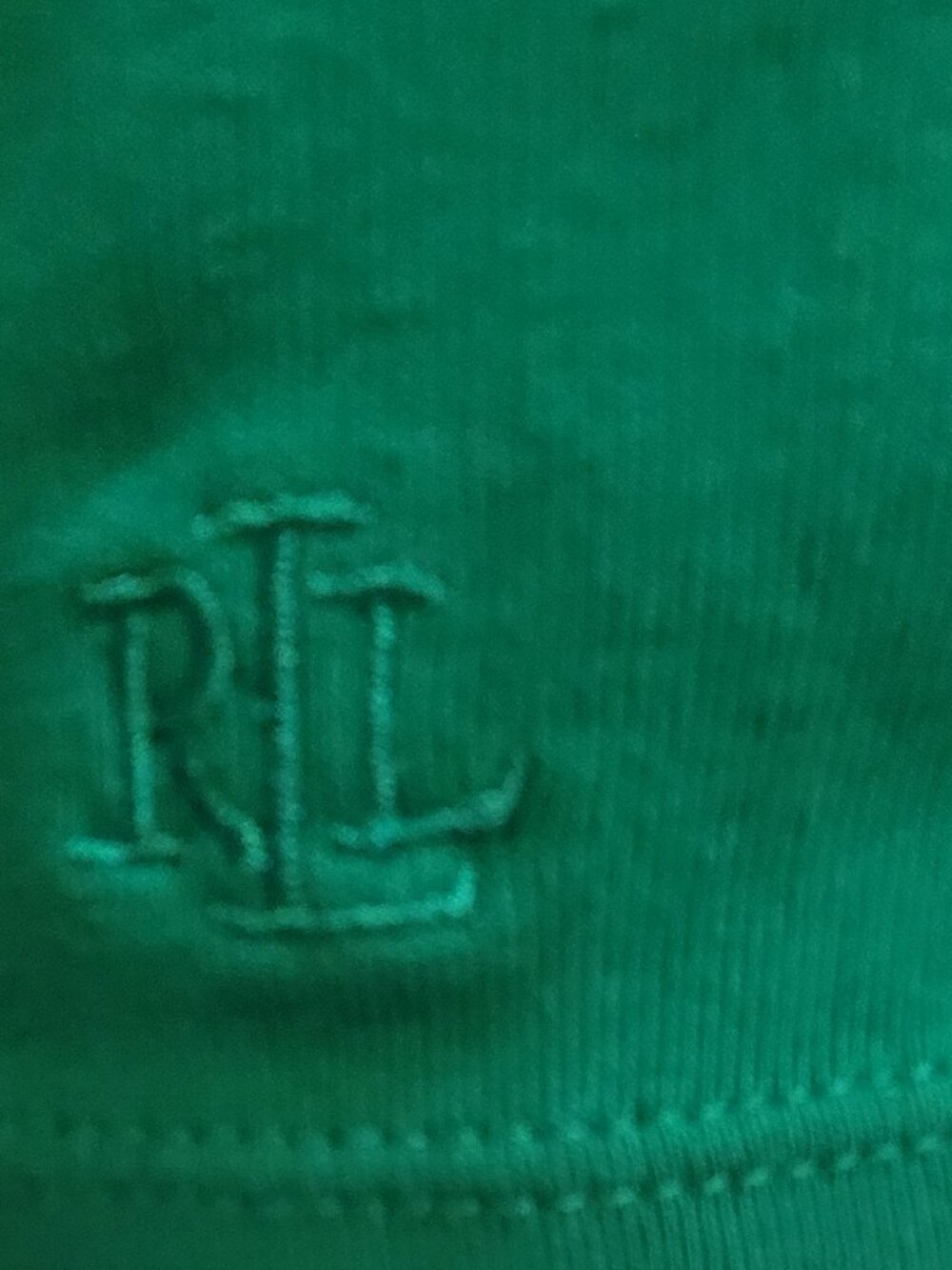 Ralph Lauren long sleeve top Green Large - Picture 4 of 5